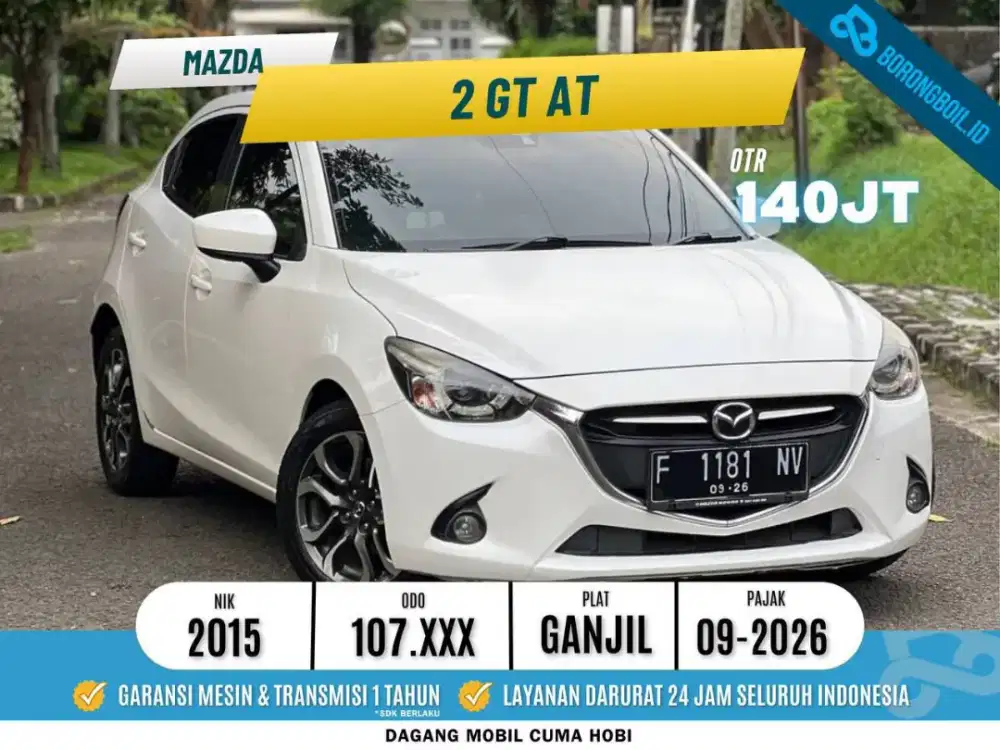Mazda 2 GT AT skyactiv 2015 Putih