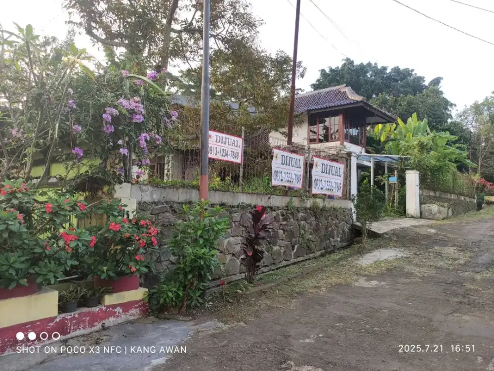 Jual tanah kavling 158m SHM JARANG ADA, dekat PEMKOT Cimahi