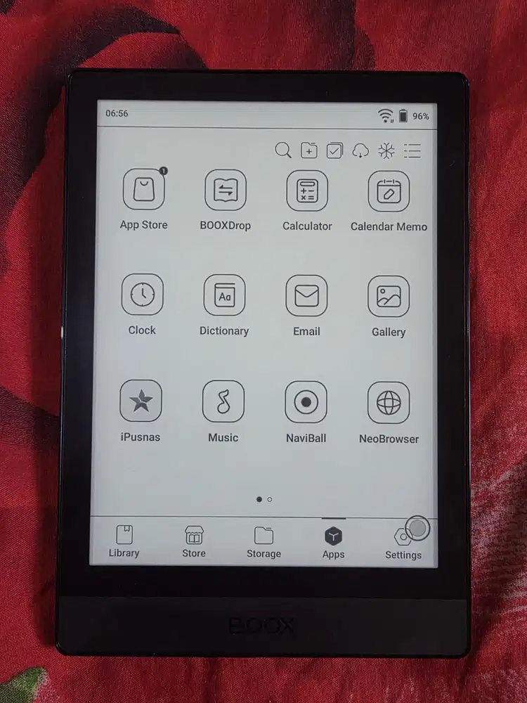 Boox Onyx Poke 3 Android 10 RAM 2GB/ROM 32 GB siap pakai