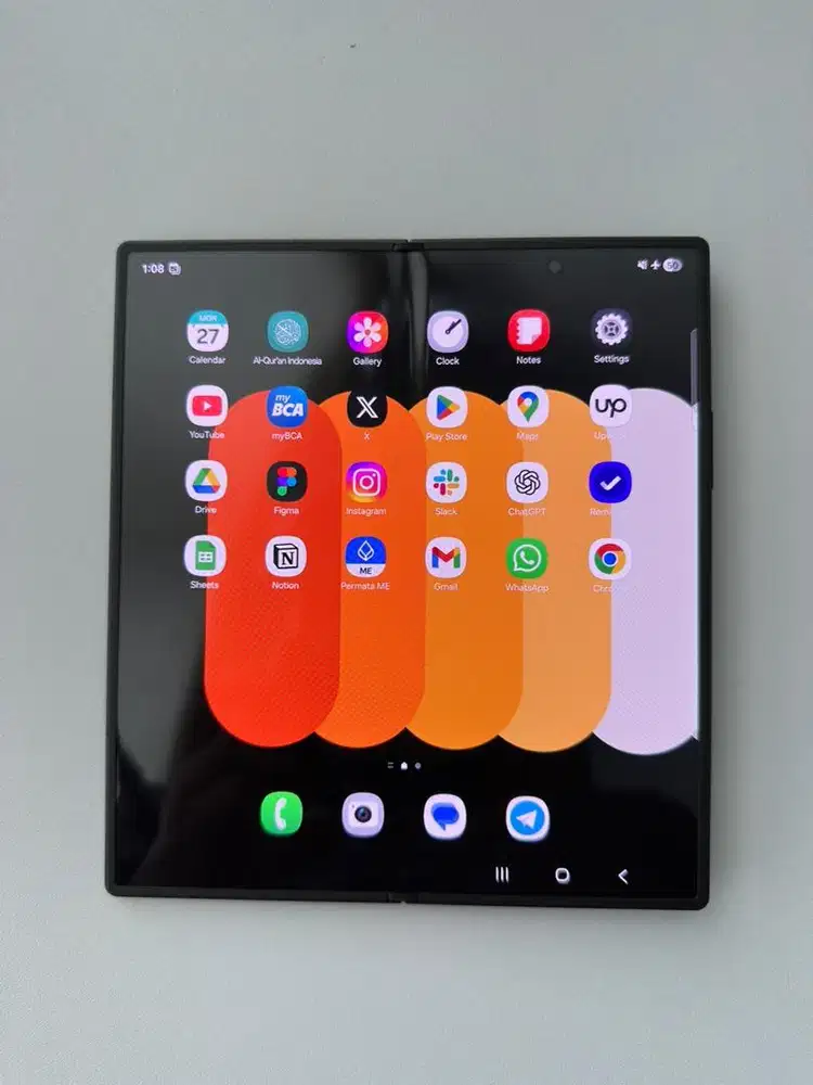 Z Fold 7 2/512 - Fullset Like New + Garansi Resmi & Z Premier Aktif