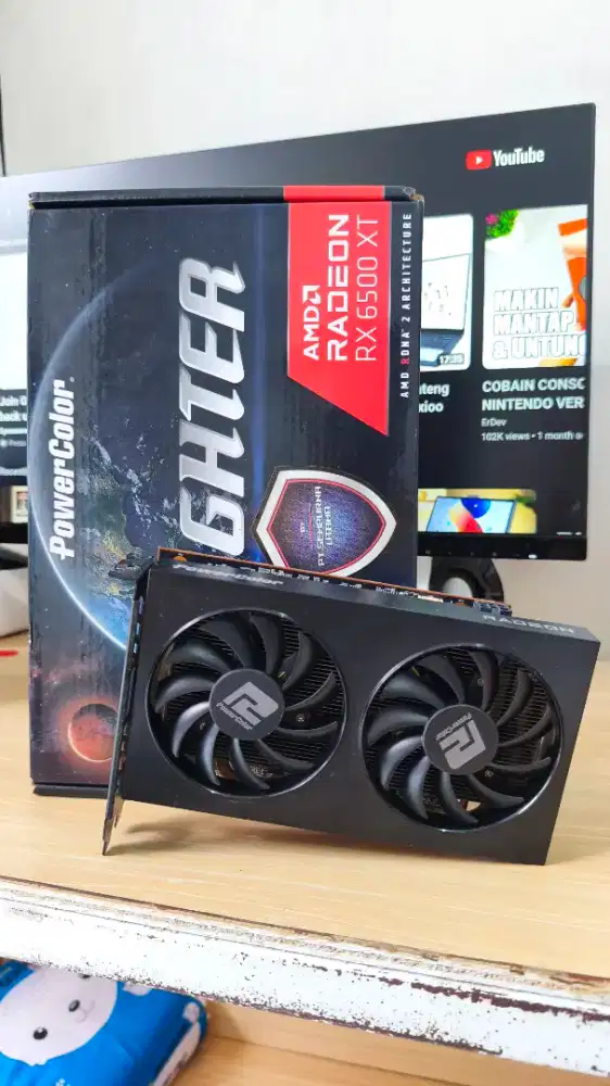 Vga Powercolor RX6500XT DDR6 64BIT RX 6500 XT