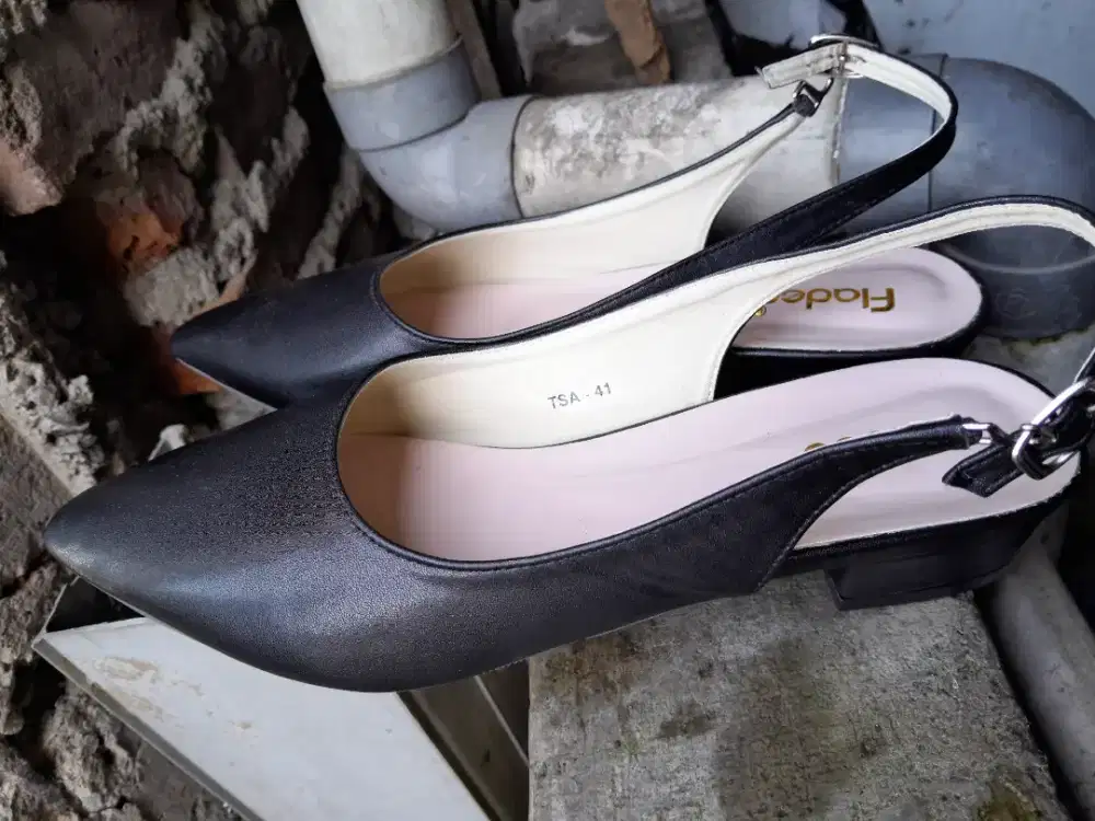Heels Kulit 3cm New
