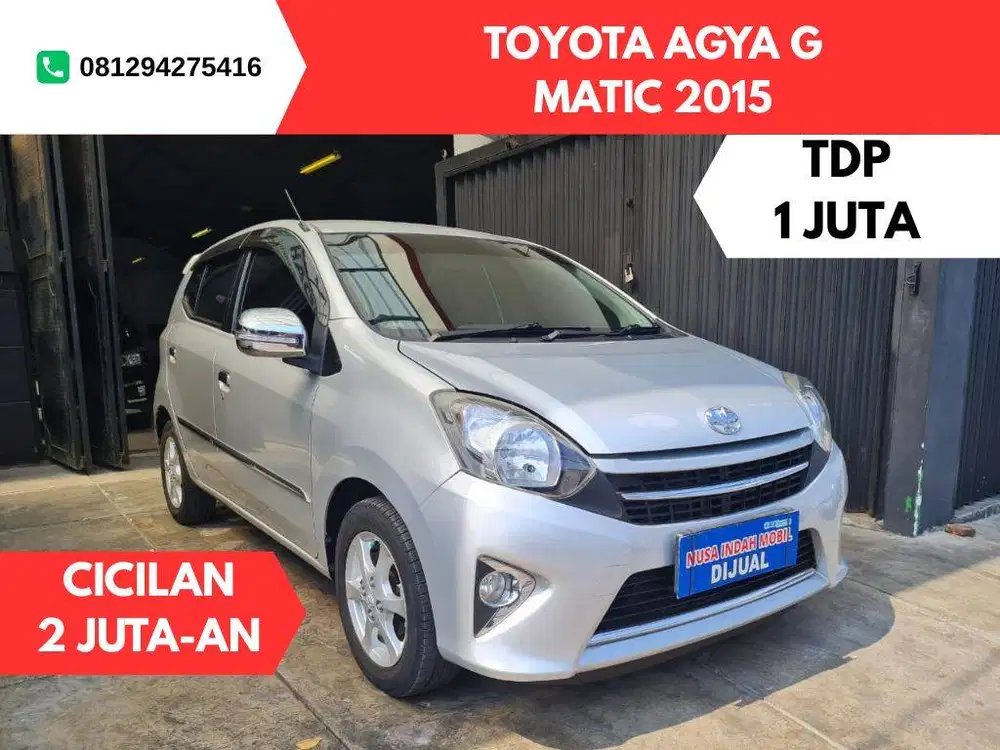 DP 1 JUTA Toyota Agya G MATIC 2015