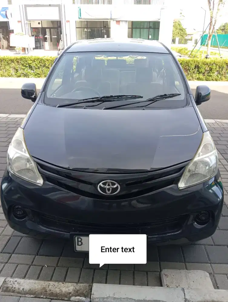 Toyota Avanza 2013 Type E Manual