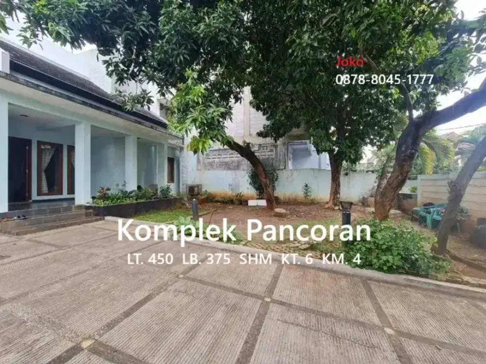 Rumah Asri 2 Lt di Komplek Elit Pancoran, Jakarta Selatan