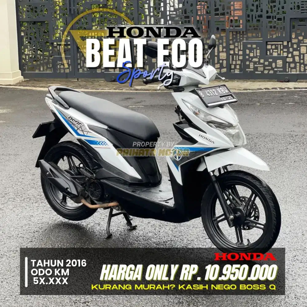 DP 3 Jutaan HONDA BEAT ECO SPORTY 2016