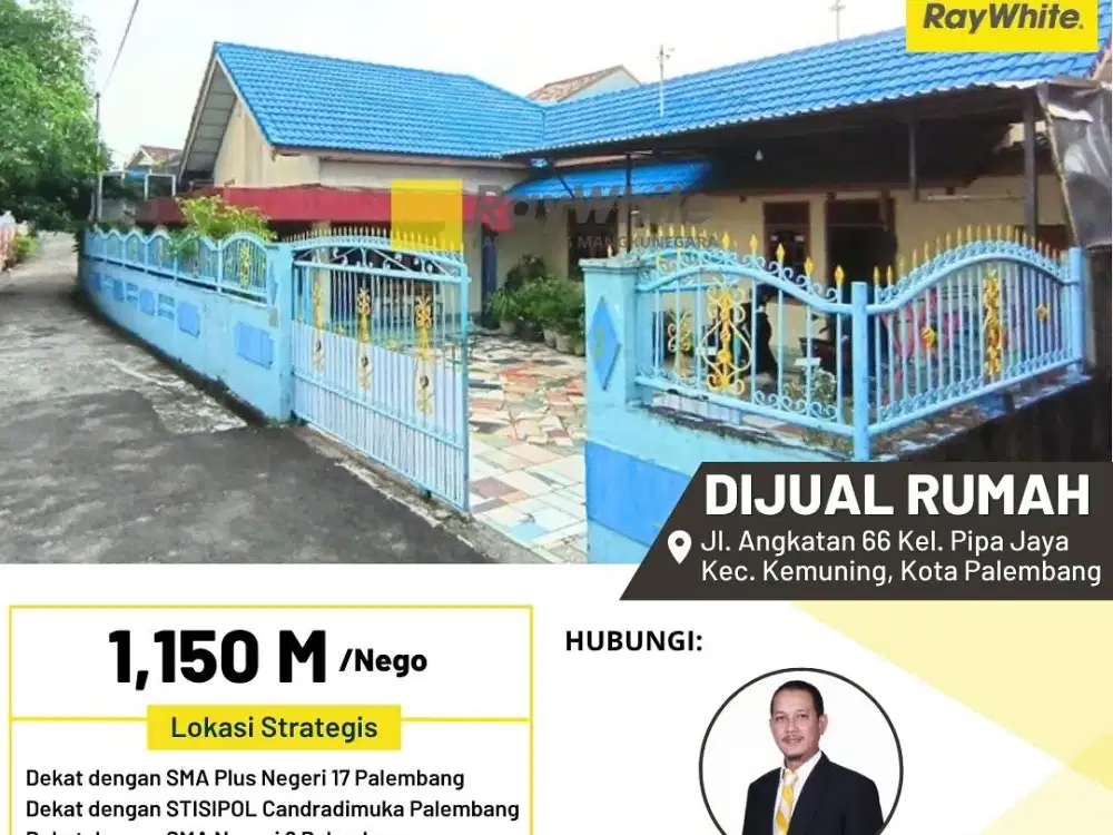DIJUAL RUMAH TENGAH KOTA DEKAT FASILITAS PUBLIK