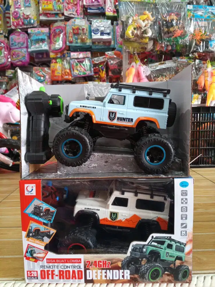 mainan anak rc jeep hunter baterai cas