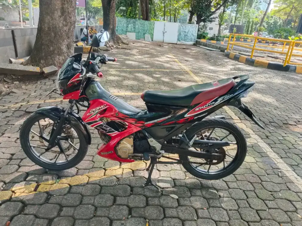 Suzuki satria f 150 CC th 2013 Plat 2028 PJK pnjng mesin halus