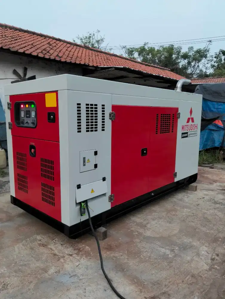 Genset Silent Mitsubishi 100kva Bill up