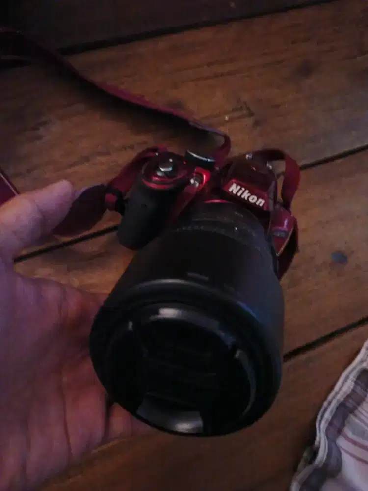 DIJUAL KAMERA NIKON D3200+LENSA 18-105MM 55-300mm +TAS