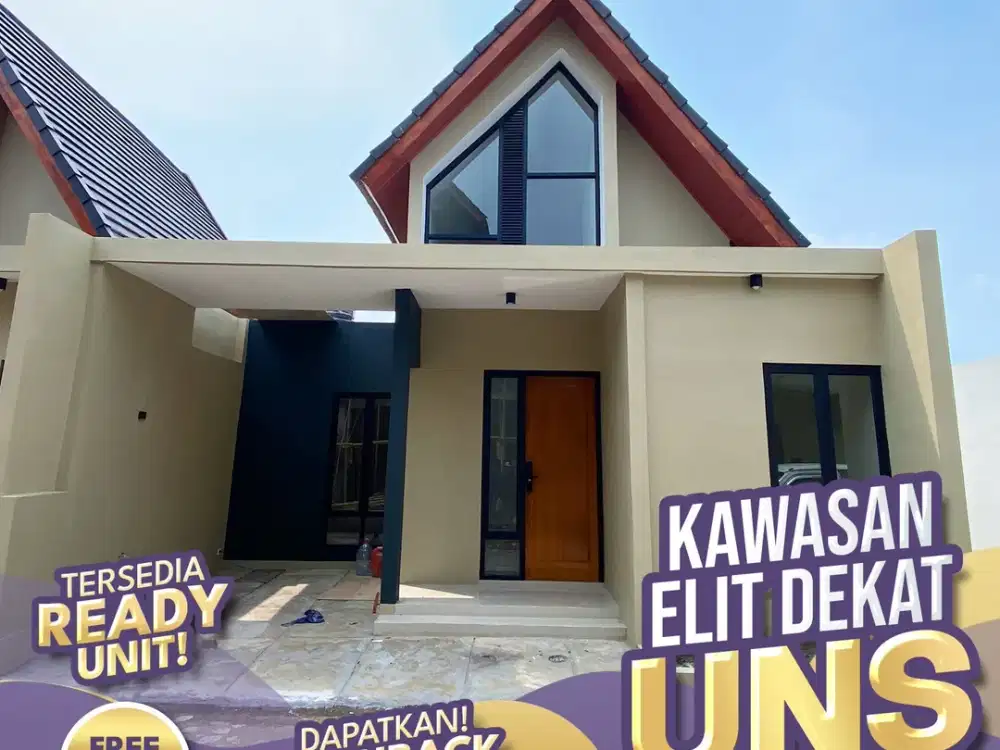 Hunian Scandinavian Satu Lantai Mulai 586 Juta di Pusat Kota Solo