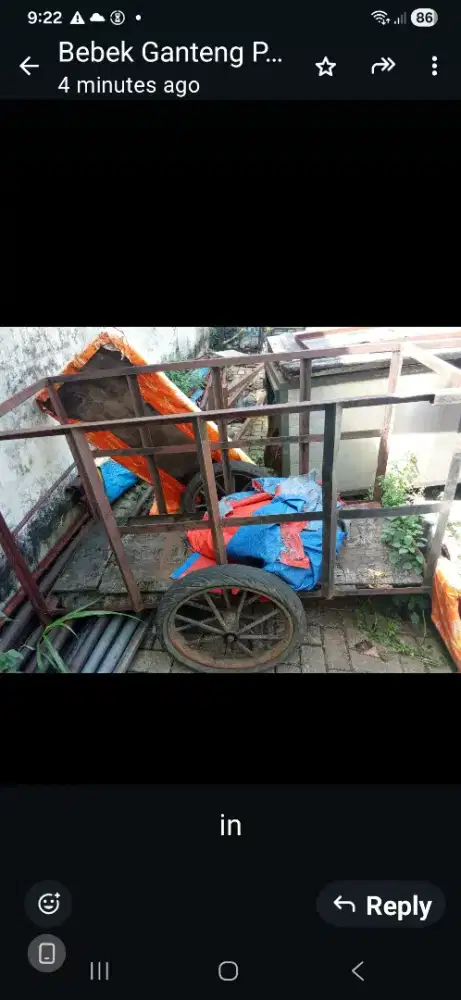 Troly buat angkut barang, biasa buat yg di tenda