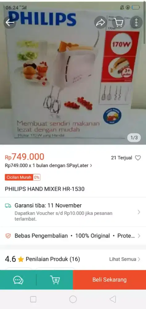 Mixer piliph original