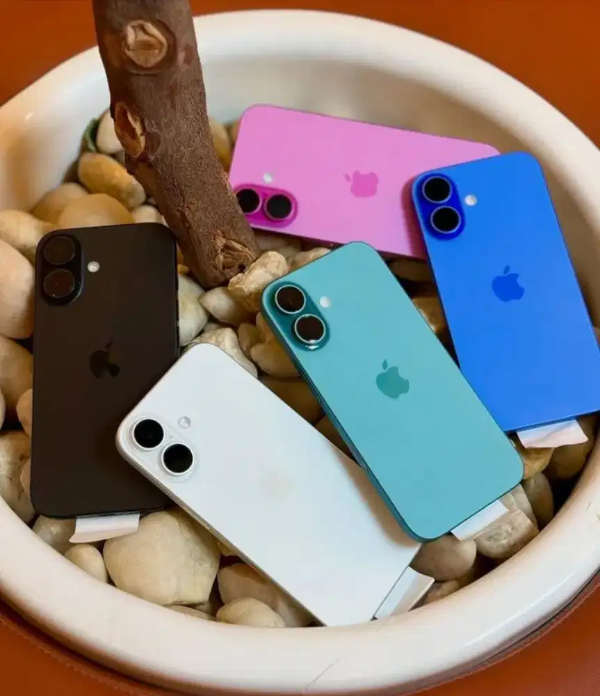 Ready iPhone 16 128GB Cash dan Credit