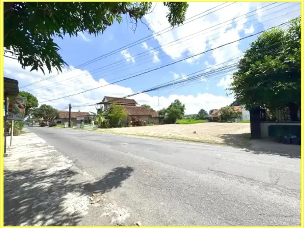 5 menit Jl. Raya Solo-Jogja Kavling Strategis Mangku Aspal