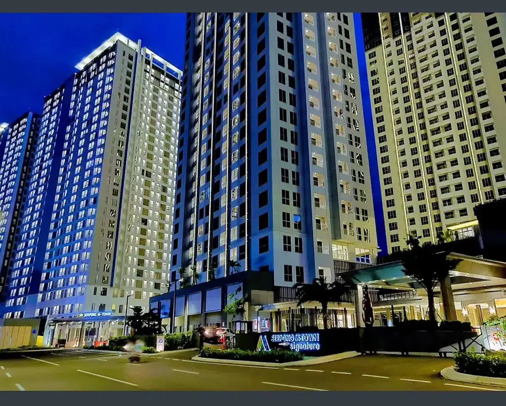 TERMURAH - M Town Residence Apartment 2KT, 1 KM, Unfurnish