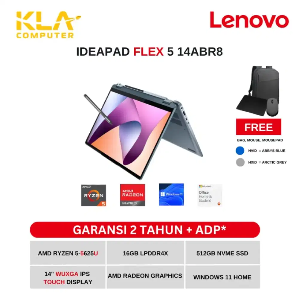 Lenovo Ideapad Flex 5 promo cashback up to 1 juta di KLA Komputer
