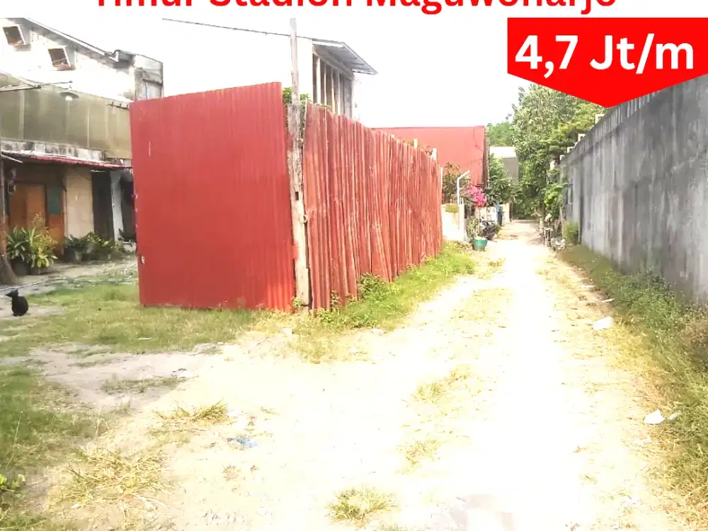 Tanah Kost Strategis 50m Jalan Tajem Bentuk Kotak Shmp  Dekat Kampus Respati