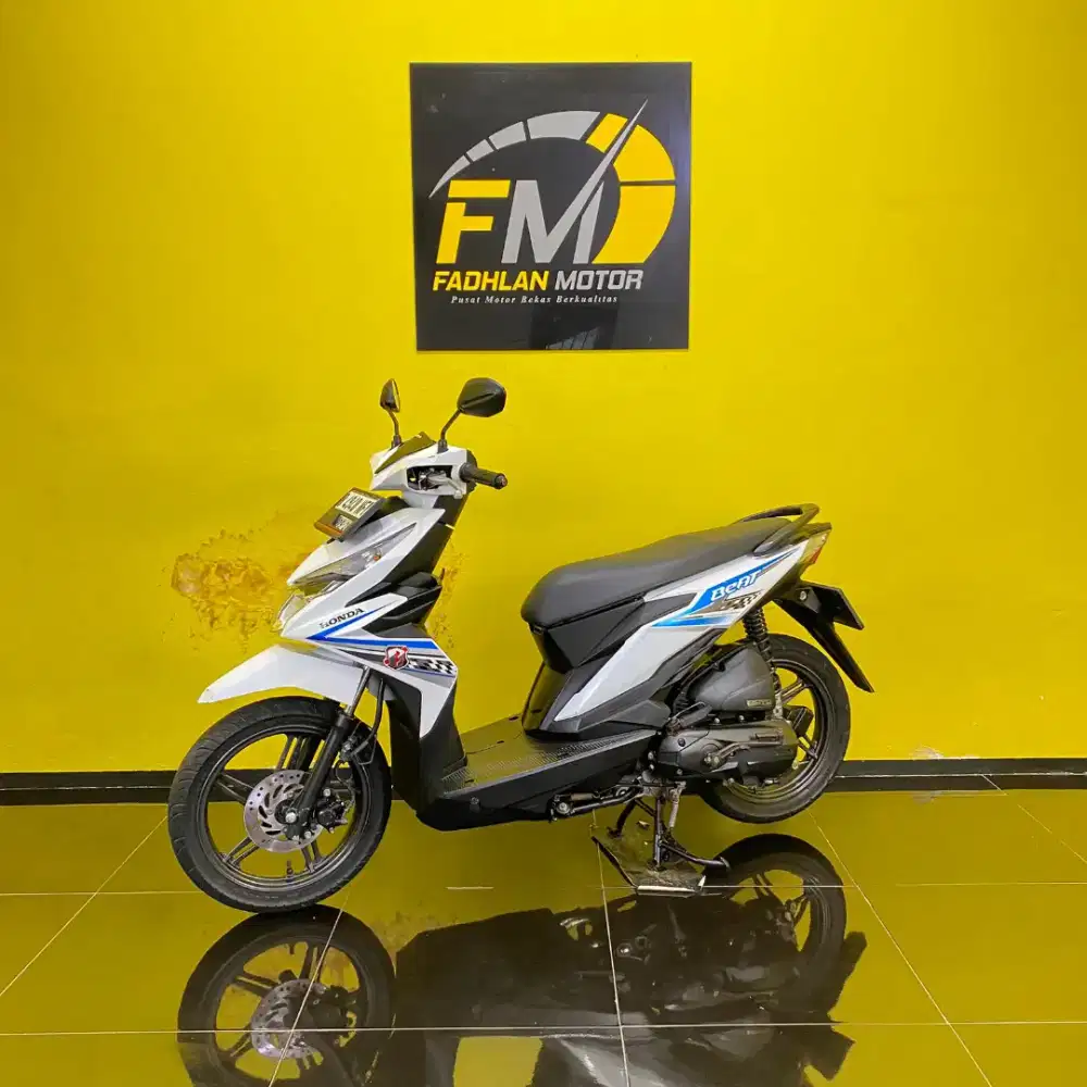 Honda Beat 2018 putih biru pajak hidup