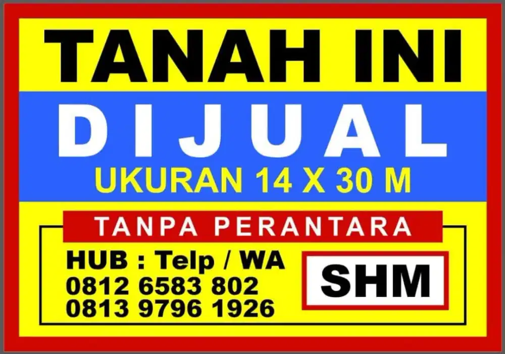 Dijual Cepat !! Tanpa Perantara