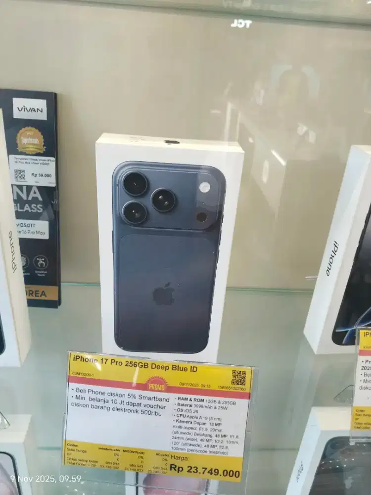 Baru iPhone 17 Pro Resmi, Cicilan Tanpa DP, bebas Bunga, Syarat KTP