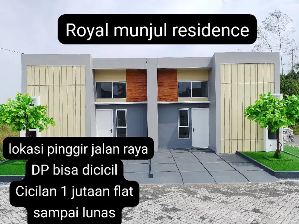 RUMAH SUBSIDI DI TIGARAKSA CICILAN 1 JUTAAN FLAT
