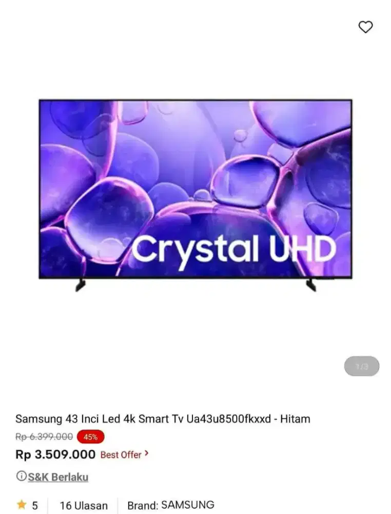 Smart tv samsung