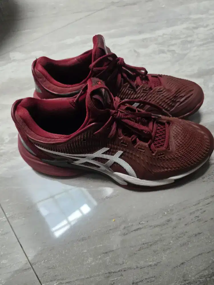 Asics court FF3 novak antique red white