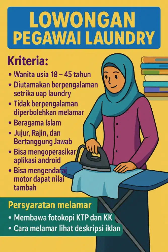 Lowongan kerja laundry