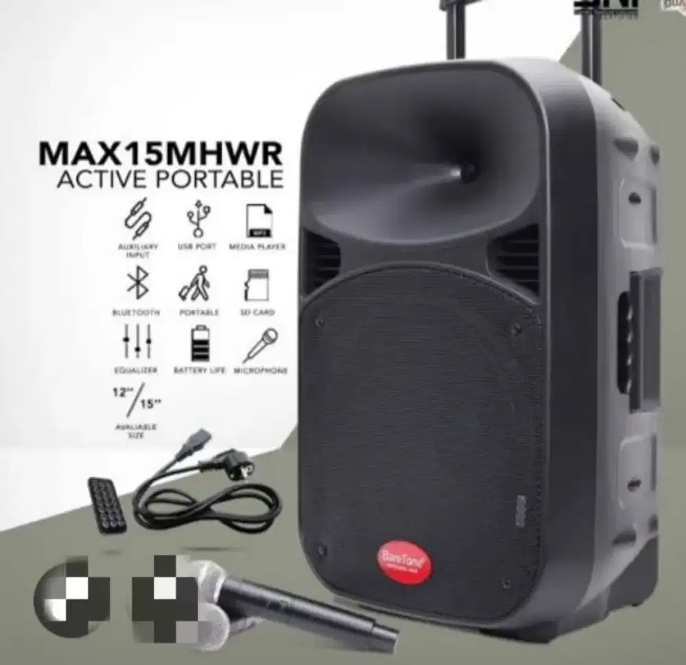 Speaker Baretone 15 Inchi Kredit