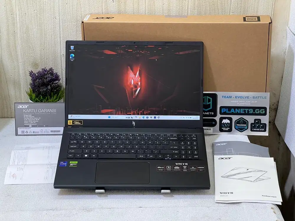 Acer Nitro V15 i9-13900H RTX 4060 8 GB RAM 16 SSD 512 Garansi 3 Tahun