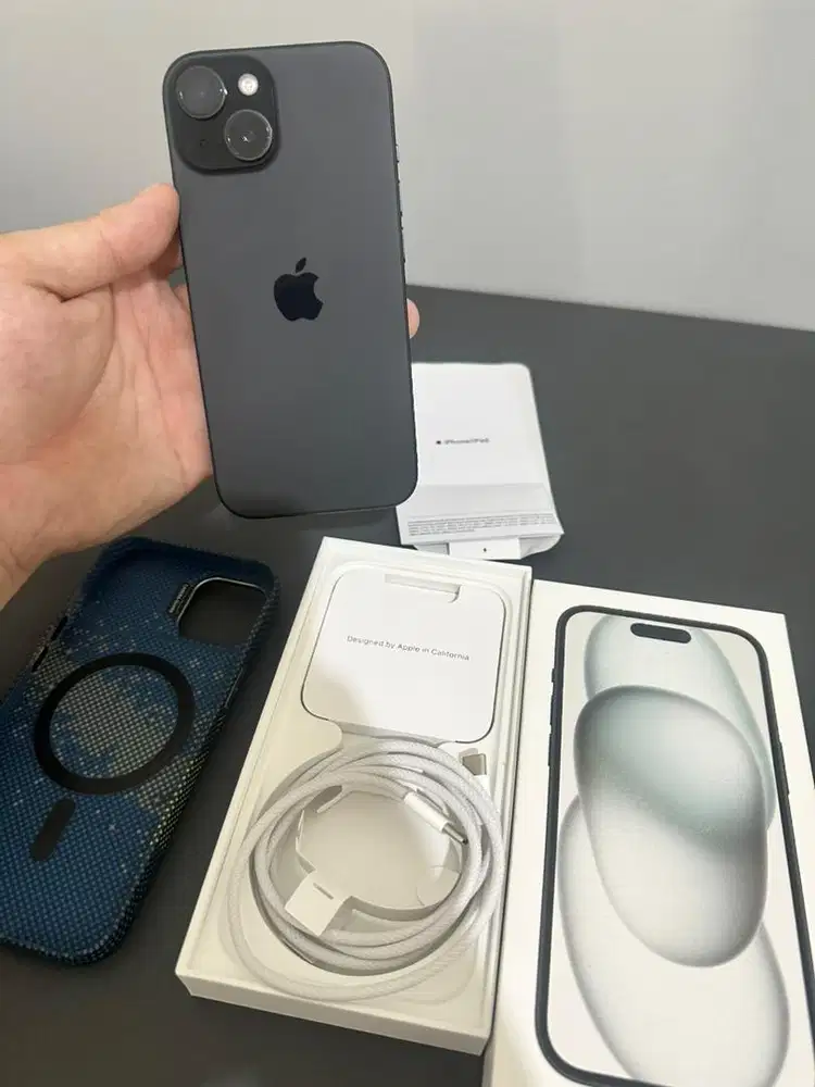 Jual Iphone 15 Black ibox 128gb