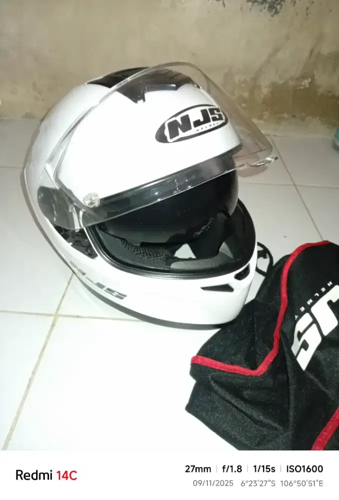 NJS ZX1 double visor