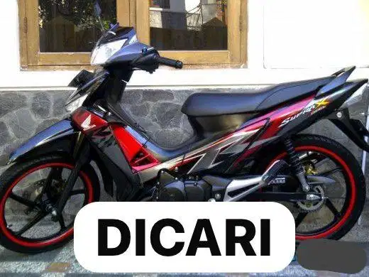 Di Cari Supra X 125 Double Disk DD Tahun 2009 Ke Atas Supra X 2011
