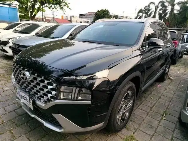 Like New TDP 23JT Hyundai Santa Fe 2.2 8DCT Prime Solar-AT 2022 Hitam