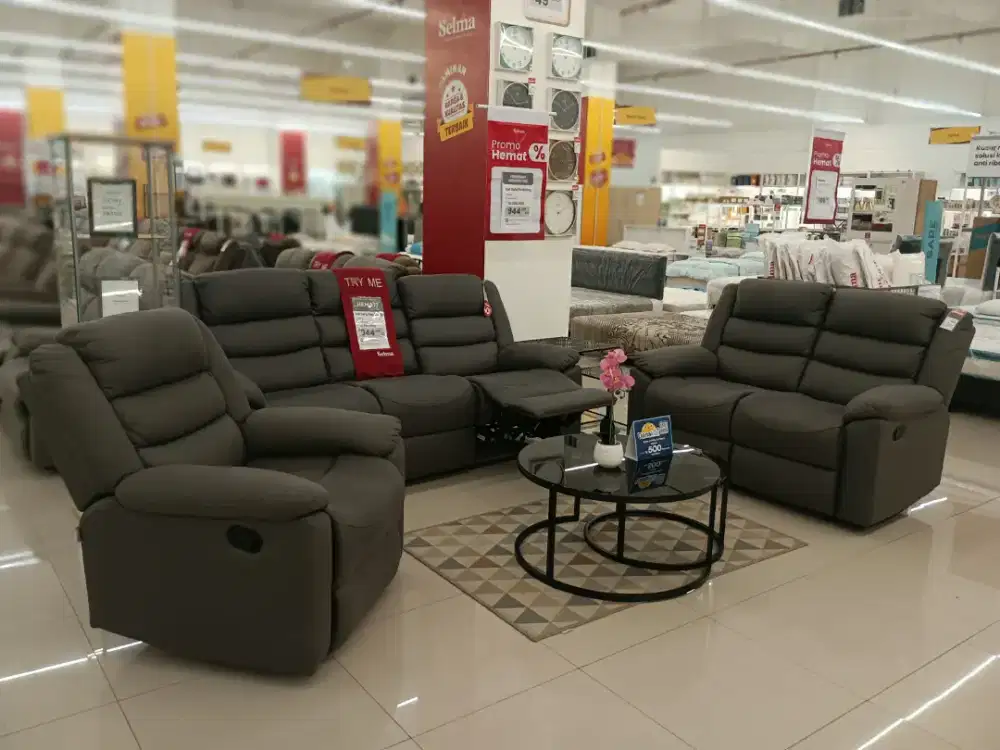 Obral sofa set recliner premium by Selma furniture