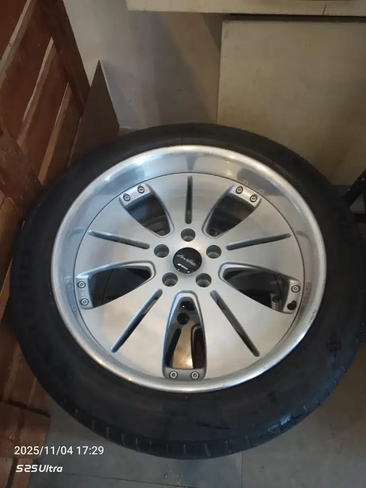 Velg Work R19 Ring 19 + Ban Michelin Tahun 2021 ex Innova
