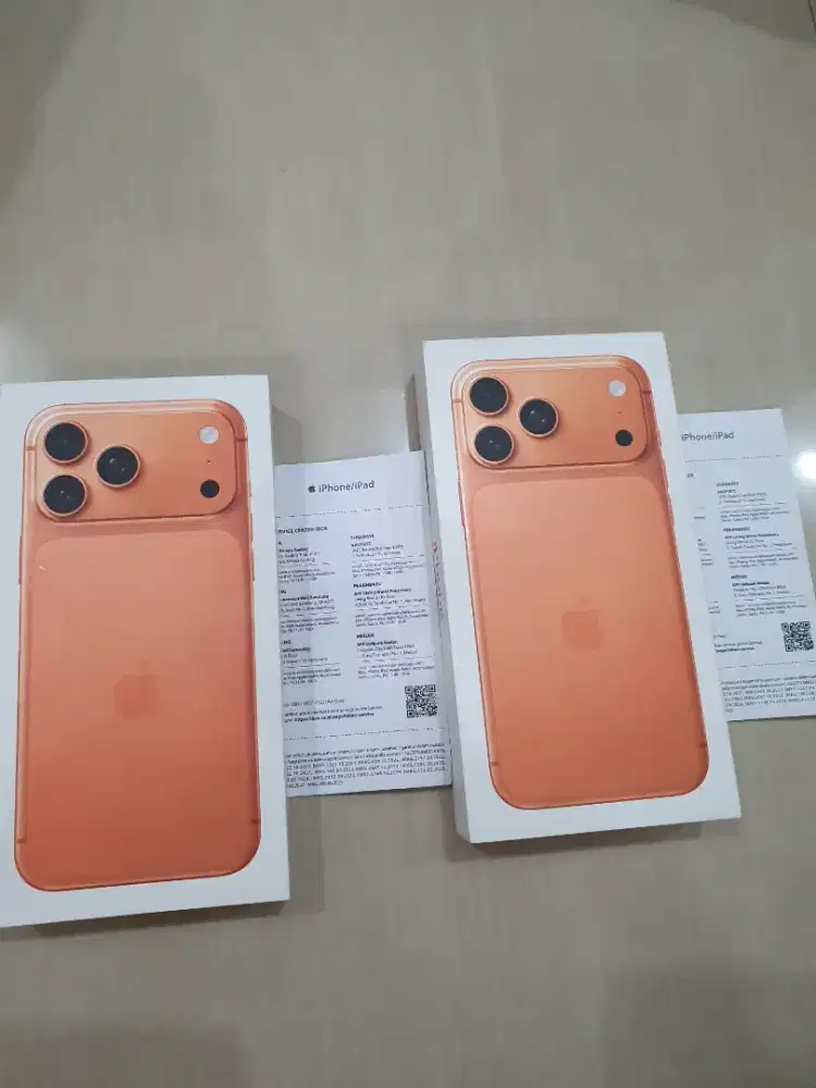 Iphone 17 Pro Max 256gb Orange Garansi Resmi Ibox