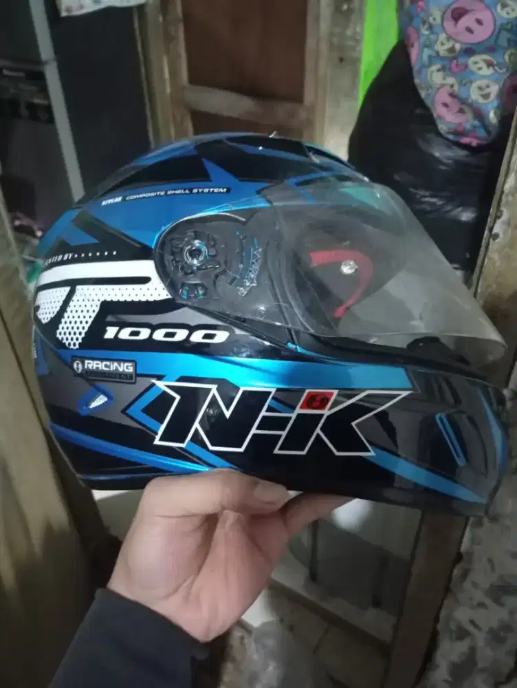 Jual helm NHK baru buka gak pernah pake.