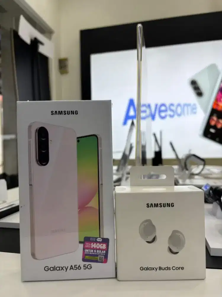 Samsung A56 8+8/256 free buds core