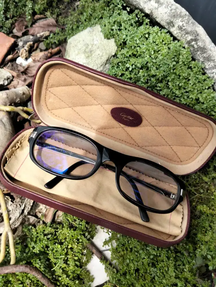 Kacamata Vintage Cartier Santos Original