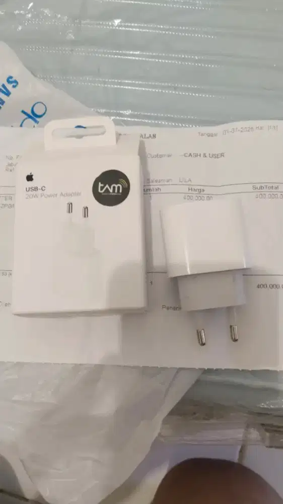 Adaptor USB C 20 W iphone