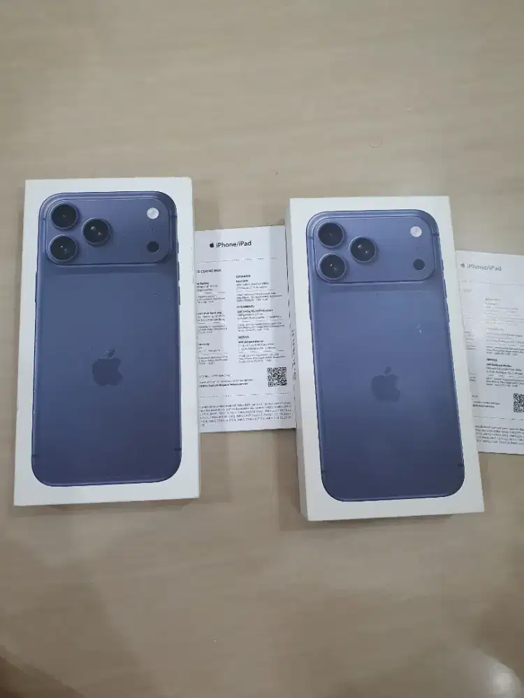 Iphone 17 Promax 512gb deep blue new resmi ibox