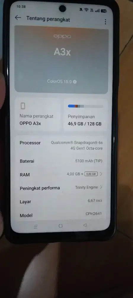 Oppo a3x masih gressssss