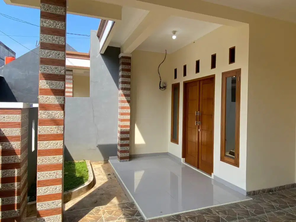 Jual rumah siap huni dalam cluster kampung pancoran mas depok
