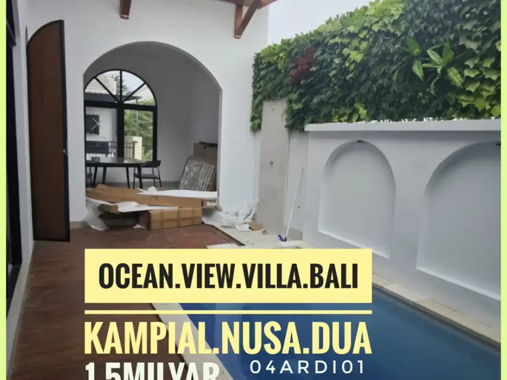 For Sale Ocean View Villa Nusa Dua Kampial Kuta Selatan Bali