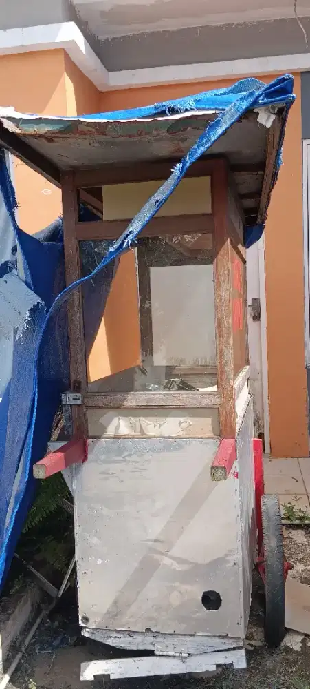 Jual gerobak bekas sate ayam