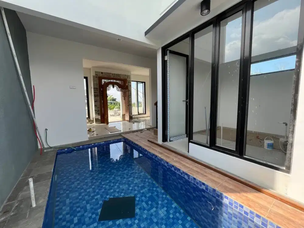 villa 2,5 lantai plus kolam renang dekat wisata alun alun kota batu