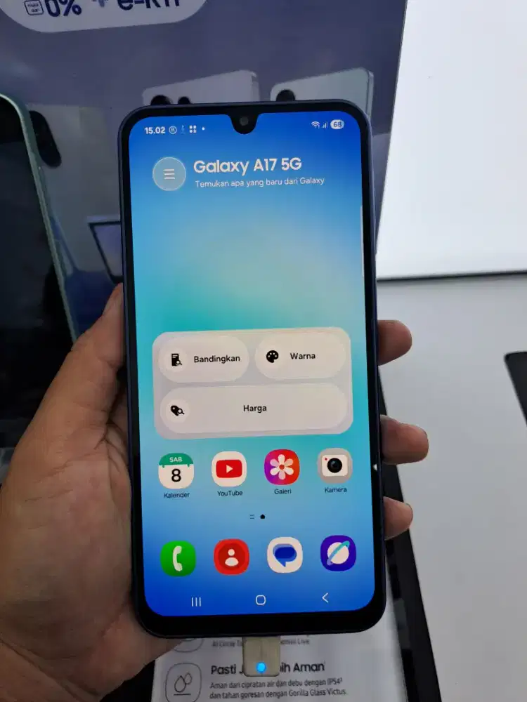 Cicilan HP SAMSUNG A17 5G cukup dengan KTP saja..